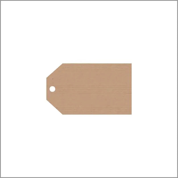Kraft Paper Large Price Card 50 pcs