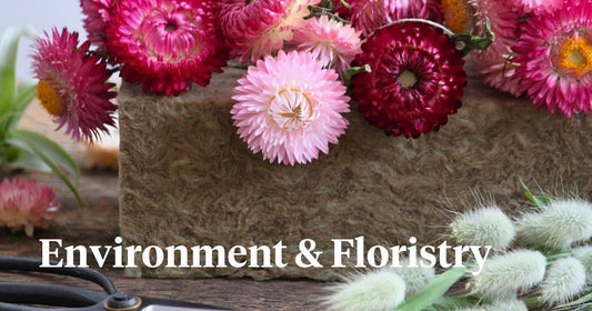No Plastic Floral Foam! Supports the Florist-Led Sustainability Shift in 2024